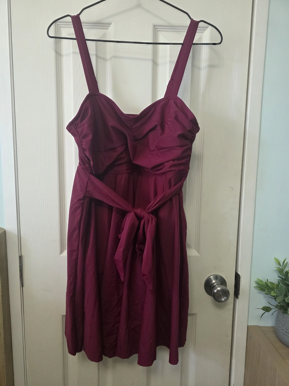 BloomChic Swimsuit Deep Berry